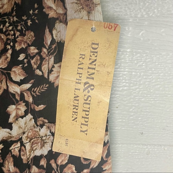 Ralph Lauren Denim & Supply Tiered Floral Maxi Skirt -NWT - Picture 6 of 7